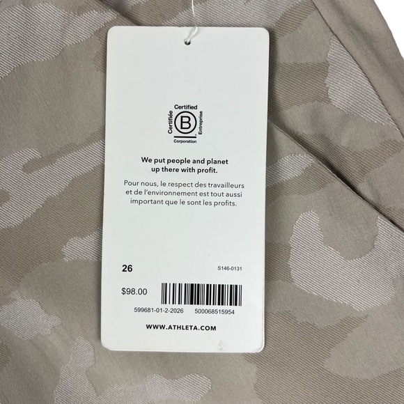 Athleta Brooklyn Textured Camo Jogger Pants Grey/Beige - Size 26 - Picture 11 of 16
